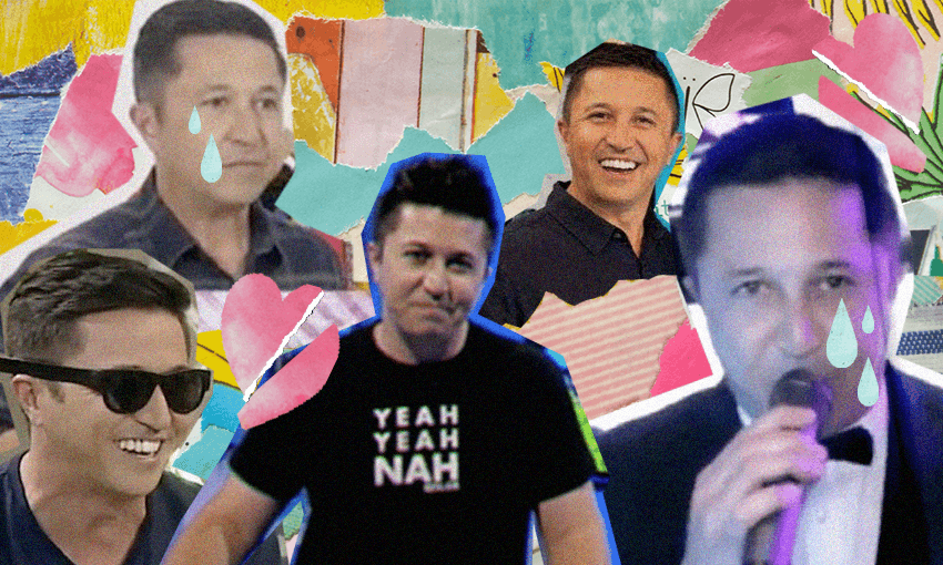 A collage of Mike Puru photographs