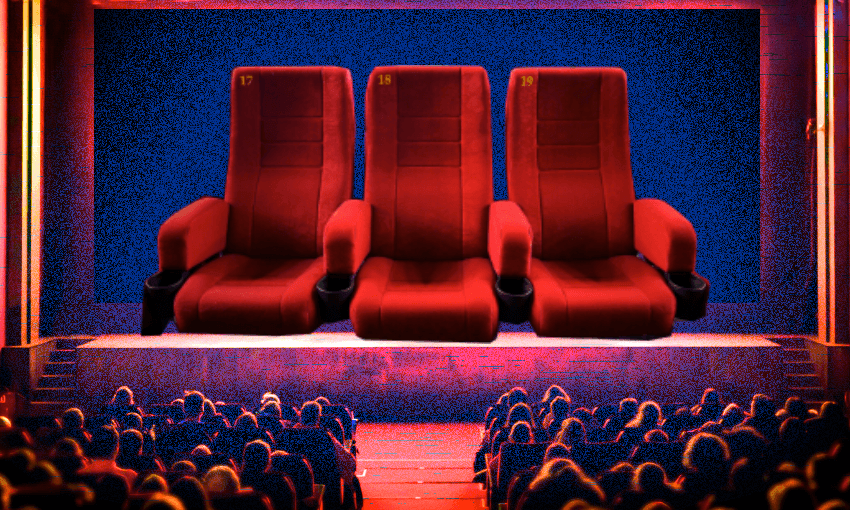 Hear me out: The best seats in the cinema are up the front | The Spinoff