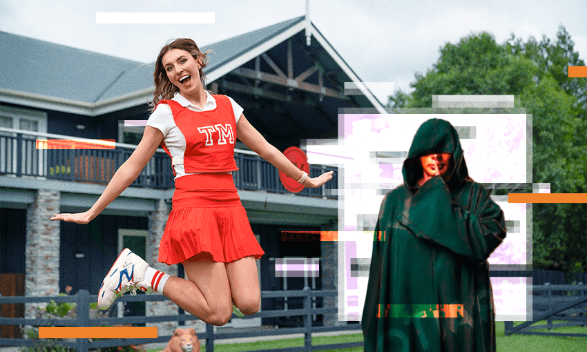 Melanie Bracewell in Taskmaster NZ; a traitor in The Traitors NZ (Image: Tina Tiller) 
