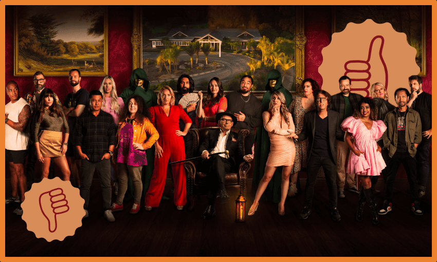 The Traitors NZ is captivating television (Image: Supplied, design Tina Tiller)