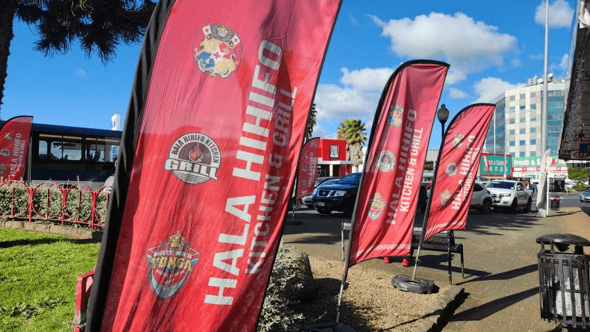 Tongan restaurant banners