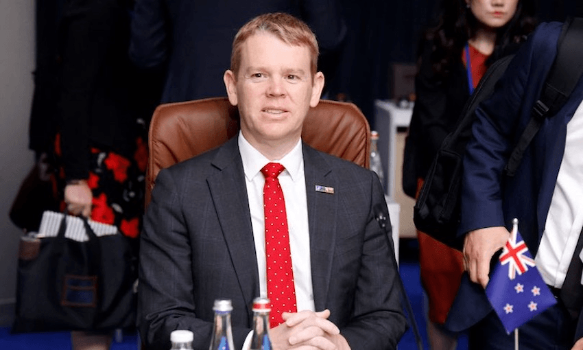 Chris Hipkins at the Nato summit in Vilnius on July 12 (Photo: LUDOVIC MARIN/POOL/AFP via Getty Images)