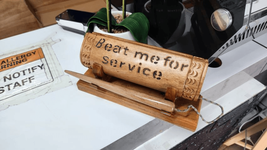 Cook Islands drum called pate