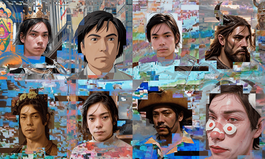 The author, as depicted by the HyperCinema. (Image Design: Archi Banal)