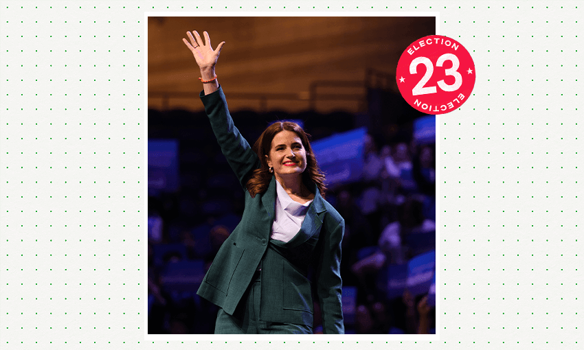 National deputy Nicola Willis speaks to party faithful