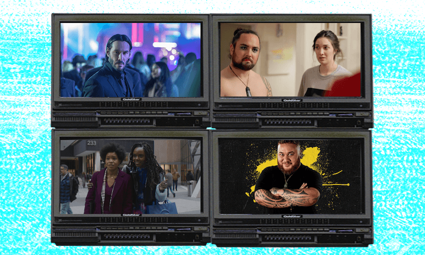 Clockwise: John Wick, Ahikāroa, Moko The World, The Other Black Girl.