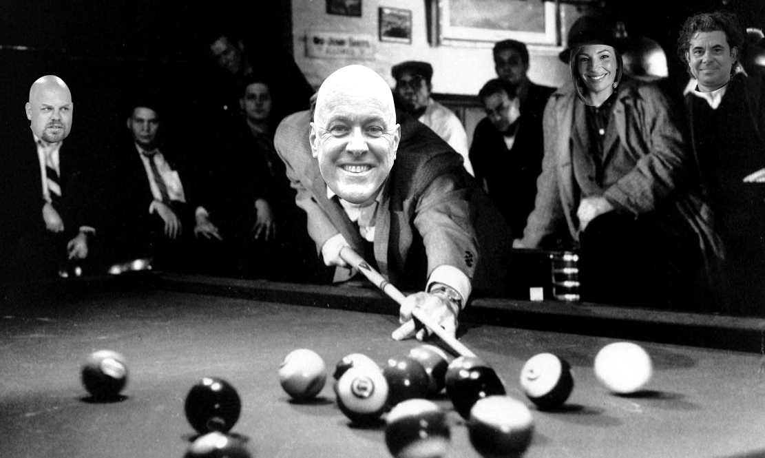 Christopher Luxon stars in The Hustler.