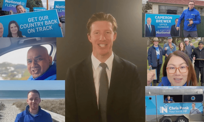 Other candidates following the video brief vs Sam Uffindell (Images: Youtube)