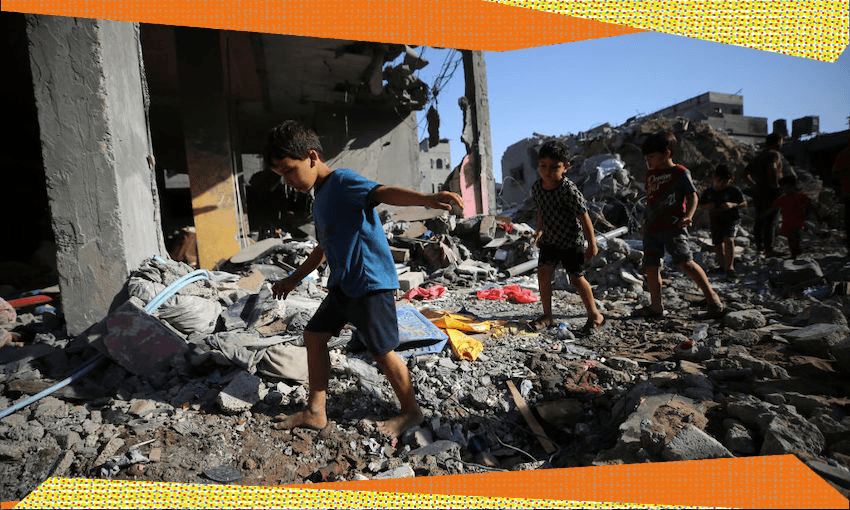 Gaza, October 25, 2023  (Photo by Majdi Fathi/NurPhoto via Getty Images) 

