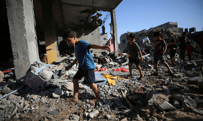 Gaza, October 25, 2023  (Photo by Majdi Fathi/NurPhoto via Getty Images) 
