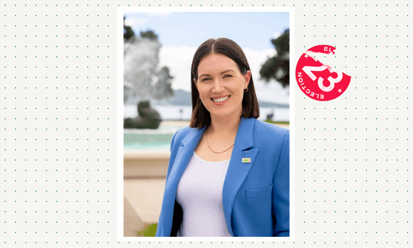 Act's Brooke van Velden in Mission Bay