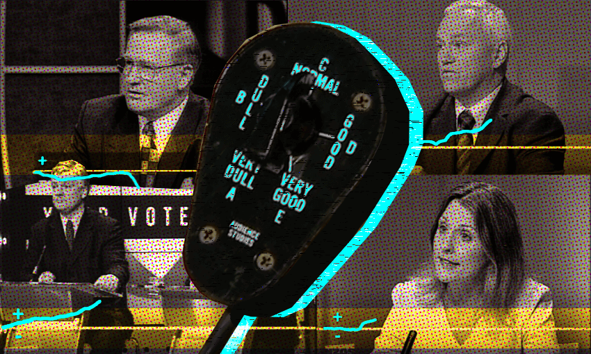 The worm in action and the worm dial (Image design: Tina Tiller) 
