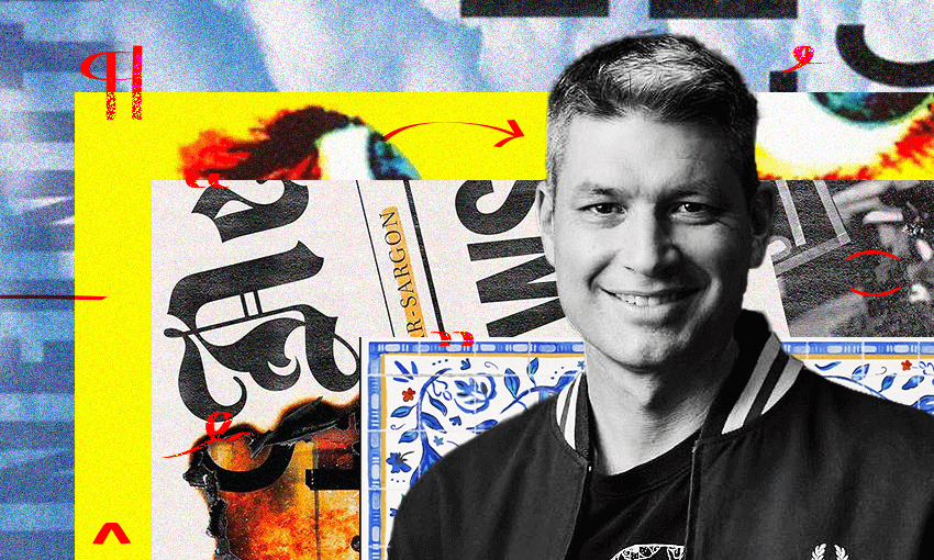 Jesse Mulligan’s life in books (Image: Archi Banal) 
