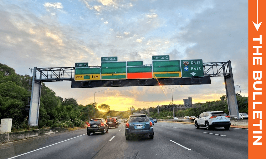 State Highway 16 approaching central Auckland (Photo: Cate Owen/Supplied) 
