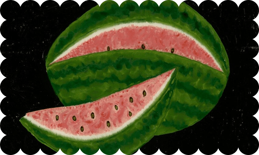 Watermelons have a long history of symbolism in Palestinian protest. (Image: Getty) 
