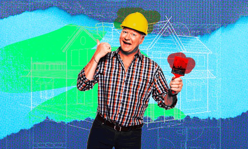 Scotty Cam is back on The Block (Photo: Three / Design: Tina Tiller) 
