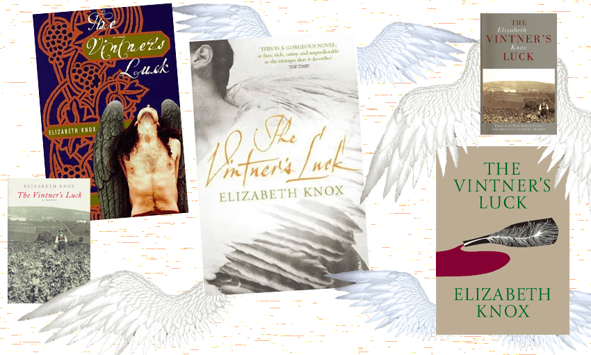 The various covers of The Vintner’s Luck. Image by Tina Tiller. 
