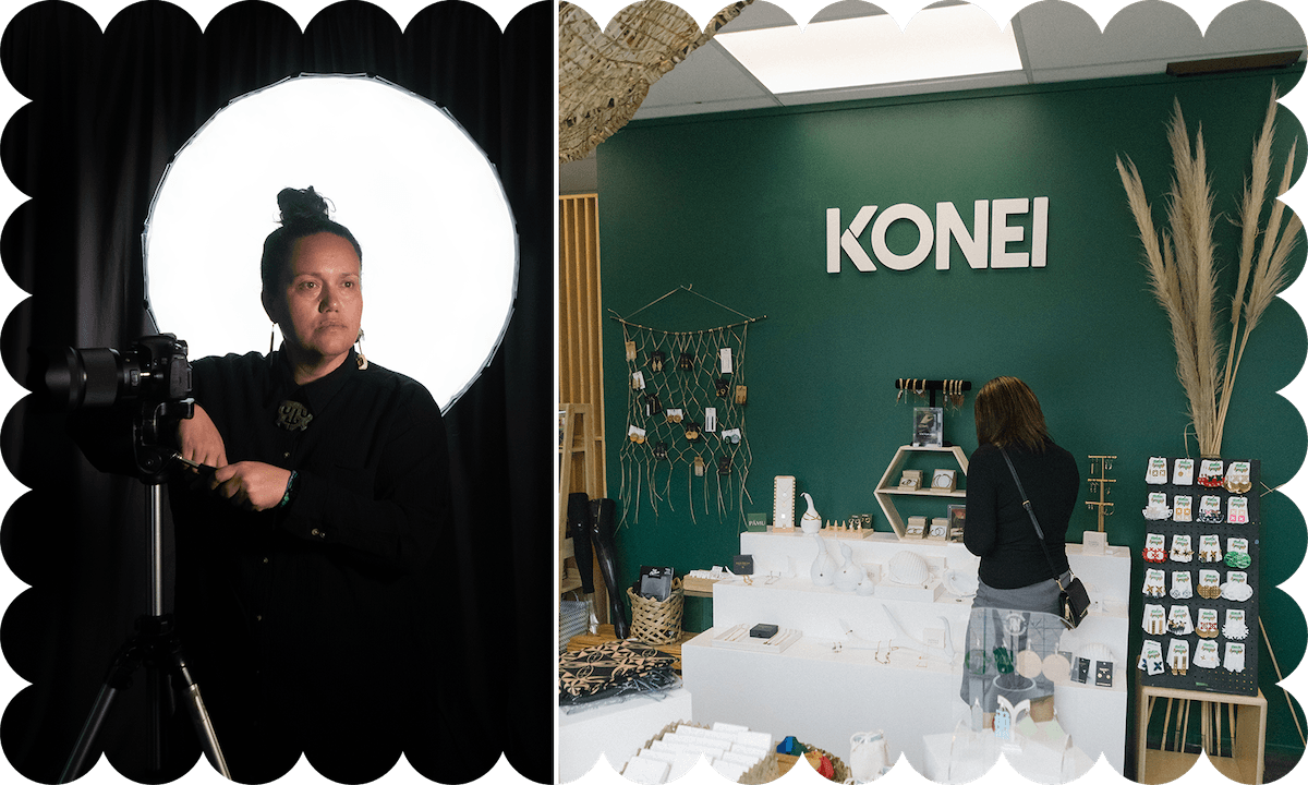 Manawa Udy and a look at the new Konei flagship fitout (Image: Manawa Udy) 
