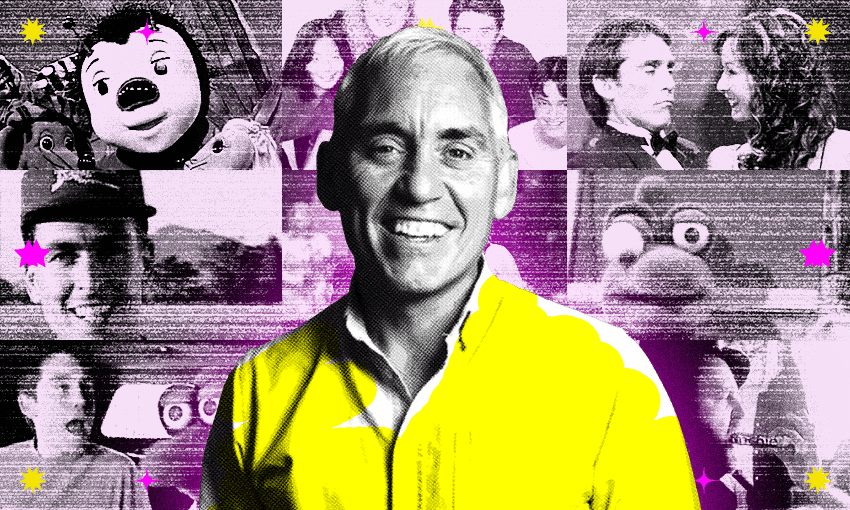 Jason Gunn’s life in TV (Image: Archi Banal) 
