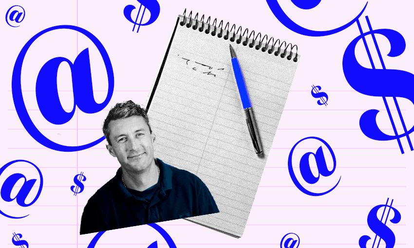 Founder Duncan Greive hopes reader-funded work will be at the heart of 2024 for The Spinoff (Image: Tina Tiller) 
