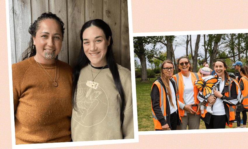 The teams from Hāpu Wānanga ki Taranaki and Miscarriage Matters (Photos: Supplied) 
