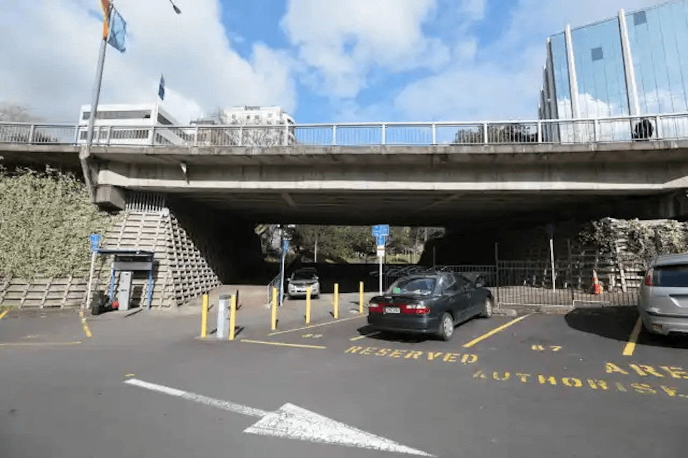 The former dinghy, seedy Mayoral Drive underpass.