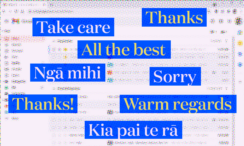 Some classic email signoffs (Image: Archi Banal) 
