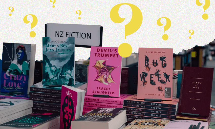 A New Zealand Fiction table. (Design: Tina Tiller) 
