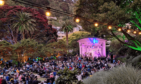 The Gardens Magic Concert Series at the Wellington Botanic Garden ki Paekākā is the quintessential summer experience. (Photo: Wellington City Council) 
