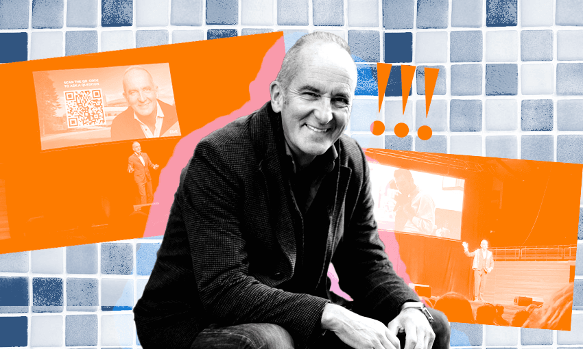 Grand Designs’ Kevin McCloud (Photo: Supplied / Additional design: Tina Tiller) 
