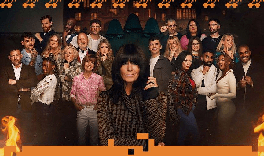 Claudia Winkleman and the cast of season two of The Traitors UK (Photo: Supplied) 
