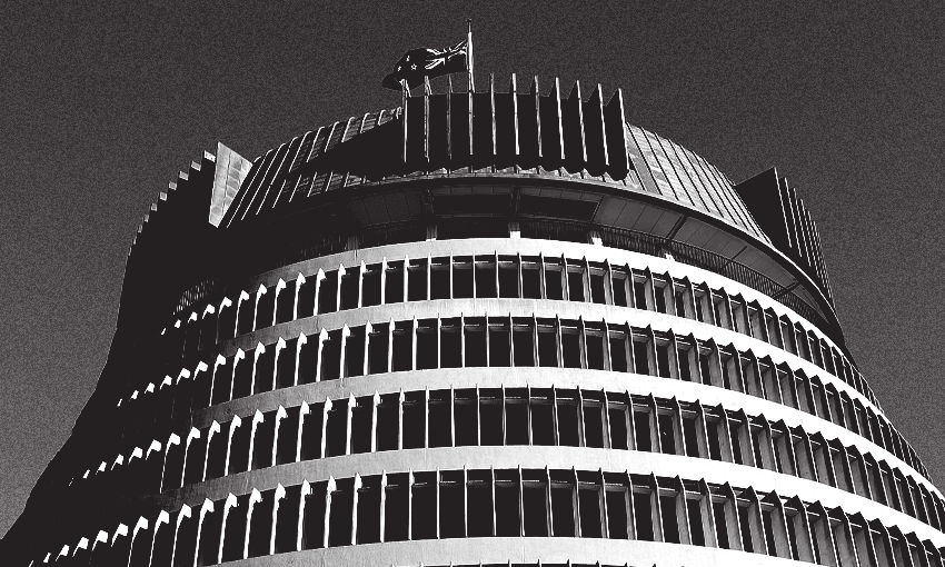There was an open embrace of emotion in parliament yesterday, after news broke that Fa’anānā Efeso Collins had passed away. (Photo: Getty)