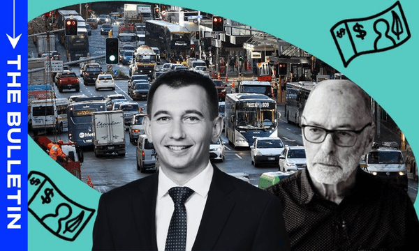 Transport minister Simeon Brown and Auckland mayor Wayne Brown are battling over transport funding 

