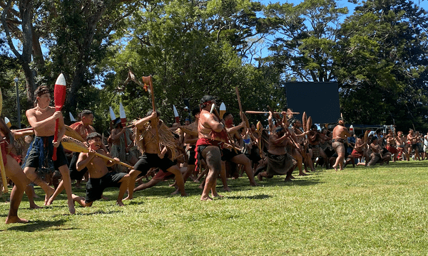 Ngāpuhi welcomes te Kiingitanga (Photo: Mad Chapman) 
