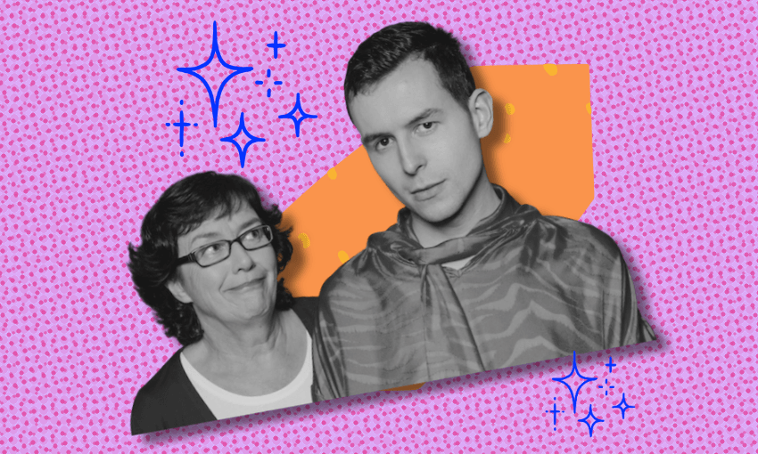 New Zealand’s leading mother-son comedy duo 

