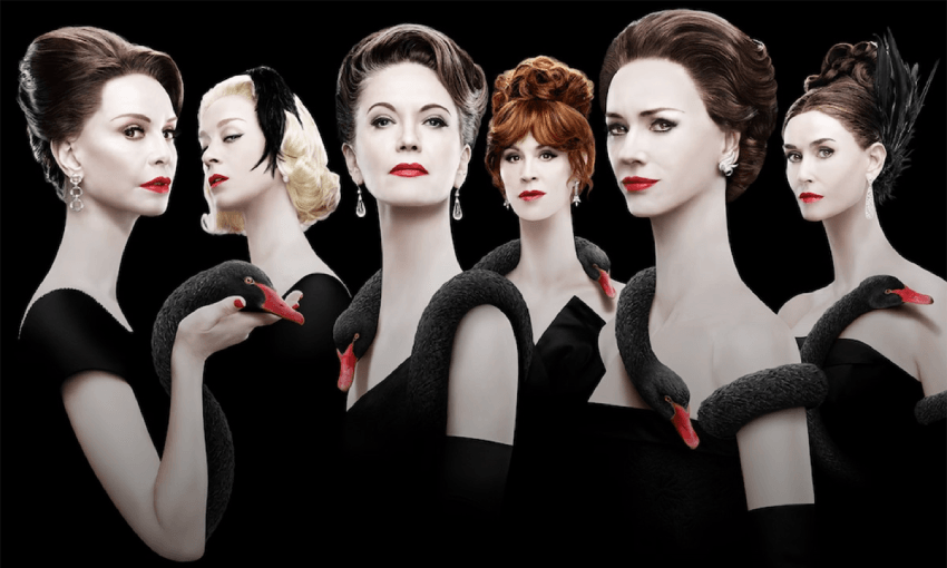 Capote’s swans (Image: FX) 
