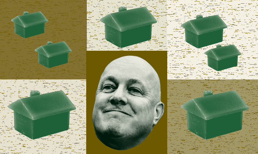 Chris Luxon and his seven properties (Image: Tina Tiller) 
