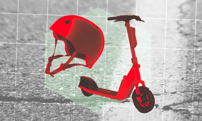 Helmets are not needed when using an e-scooter (Image: Tina Tiller)