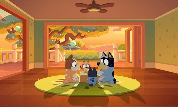 A scene from Bluey’s ‘The Sign’ episode (Screengrab: TVNZ) 
