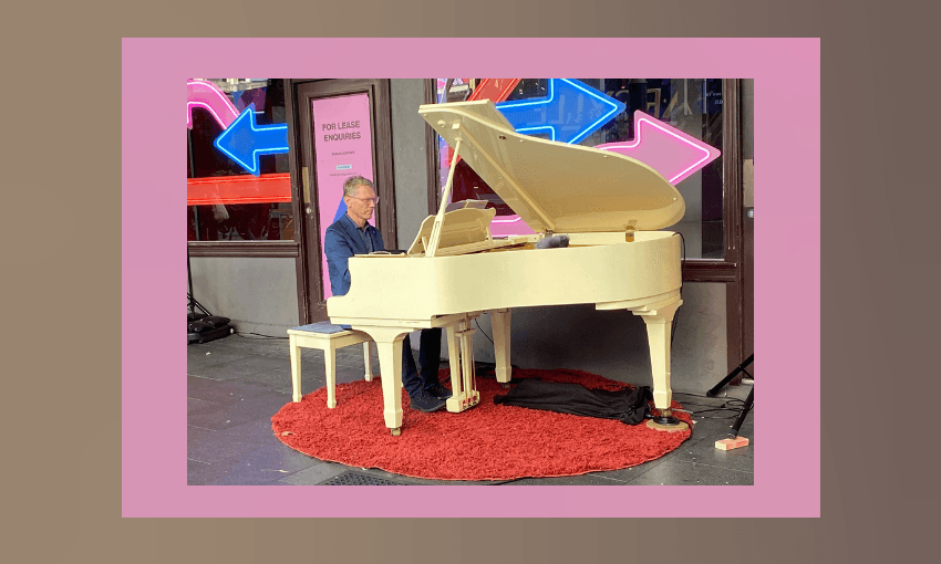 Paul Goldsmith plays piano (Image: Mad Chapman) 
