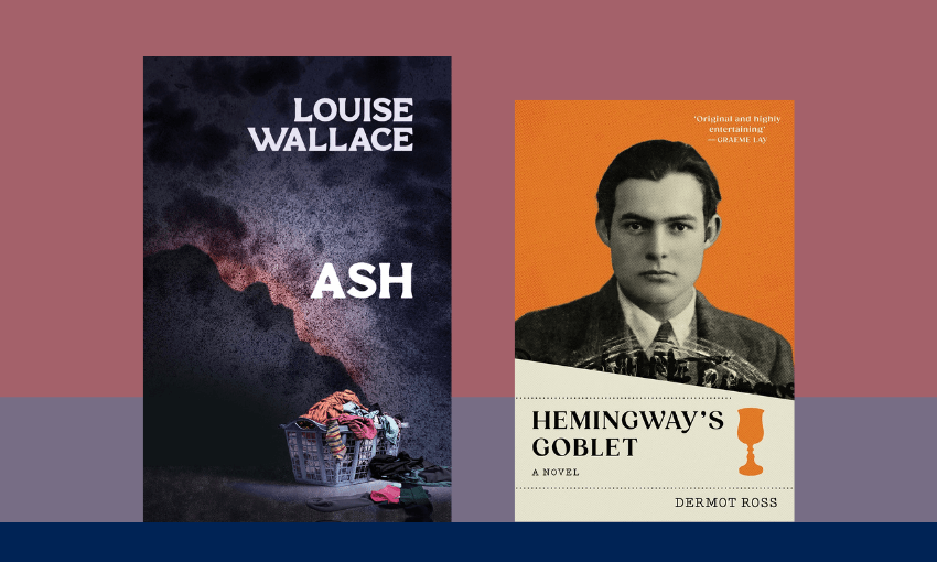 First novels by Louise Wallace and Dermot Ross. (Image: Claire Mabey) 
