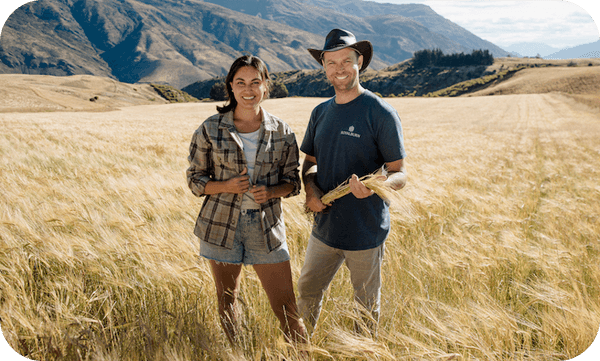 Nadia Lim and Carlos Bagrie at Royalburn. (Photo: Holly Wallace) 
