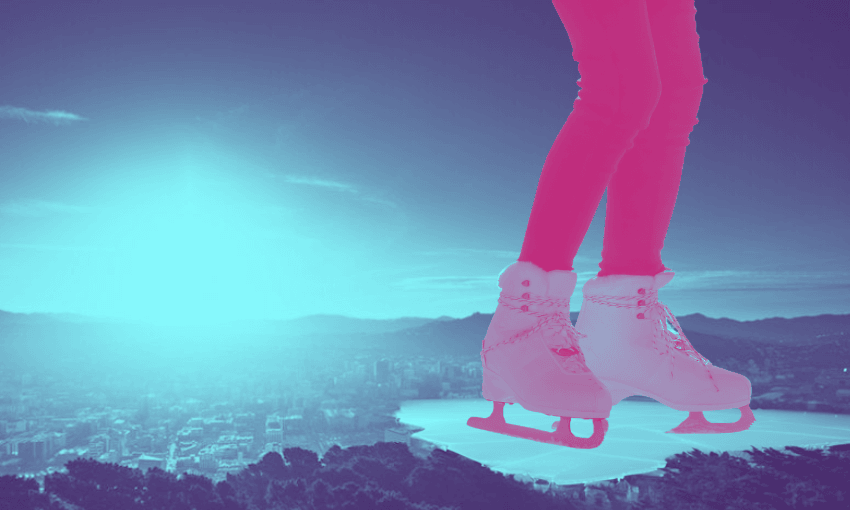 An artist’s impression of what could be (Image: Getty Images, design by The Spinoff) 
