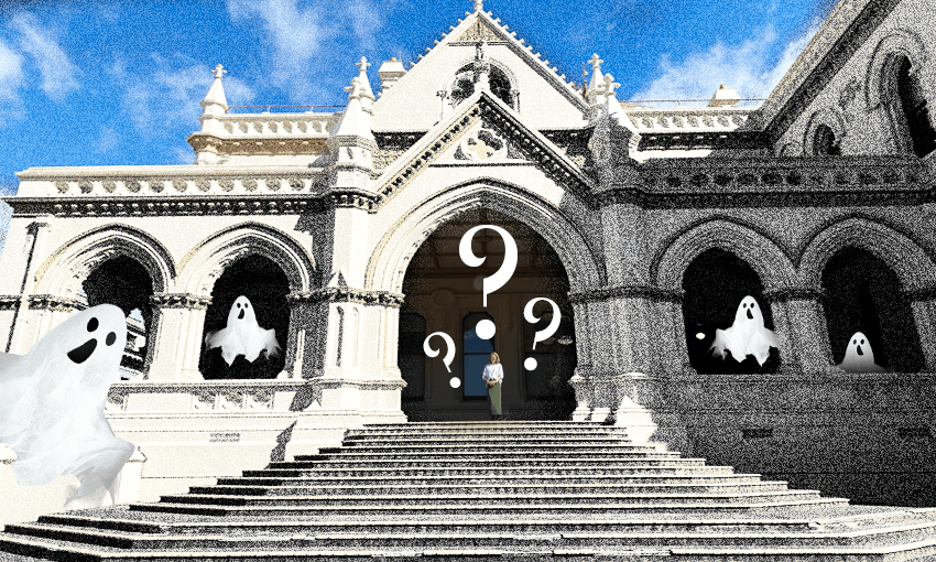 Parliamentary Library (Photo: Claire Mabey, spooky design: Tina Tiller) 
