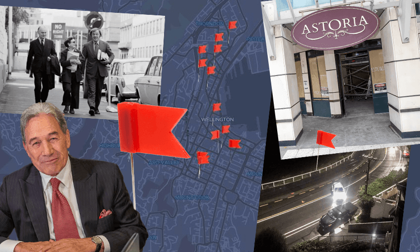 An interactive map of political scandals in Wellington