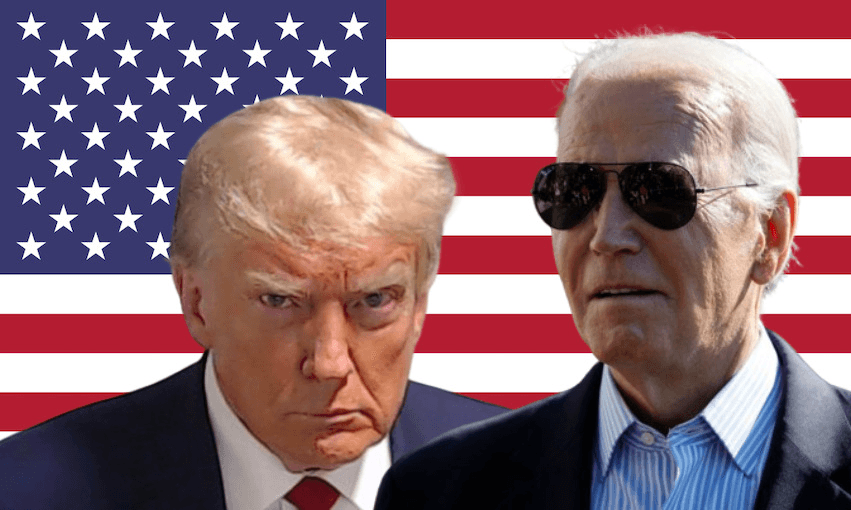 Donald Trump and Joe Biden are battling it out for another four year term. (Photos: Getty Images) 
