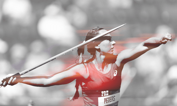 Tori Peeters is a 2024 Olympian (Image design: Tina Tiller) 
