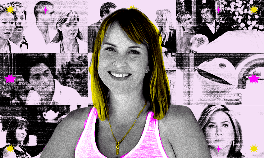 It’s Angela Bloomfield’s life in TV (Photo: TVNZ / Design: Tina Tiller)