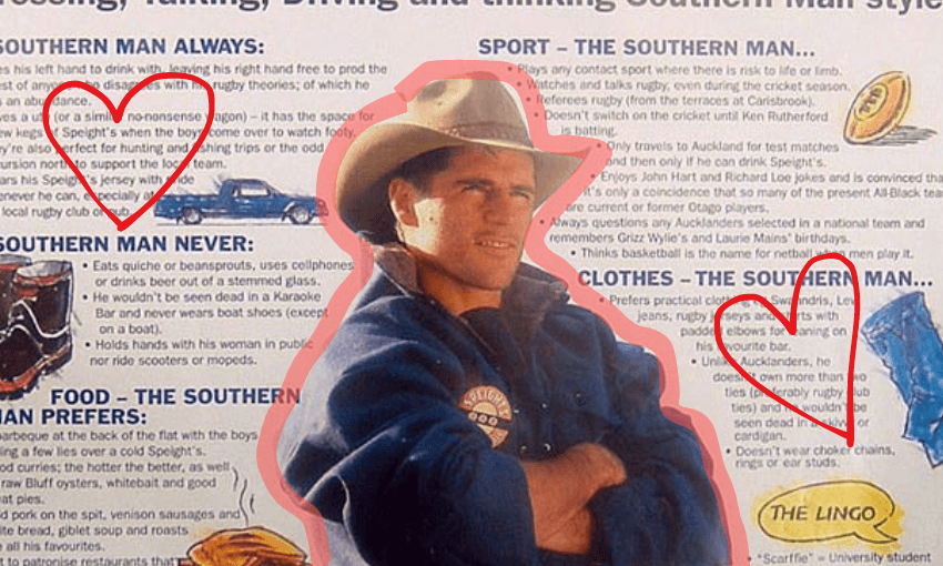 The Speight’s Southern man (Image design: Claire Mabey) 
