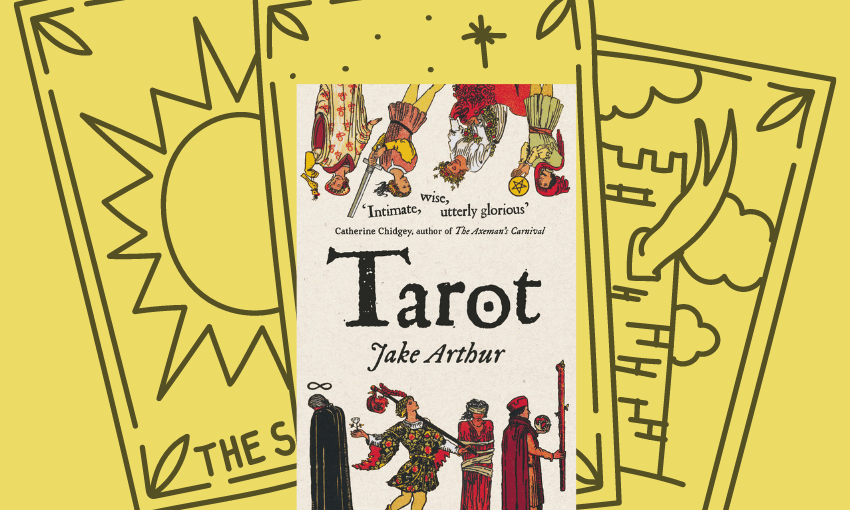 Jake Arthur’s Tarot-inspired poetry collection. Image design: Claire Mabey.  
